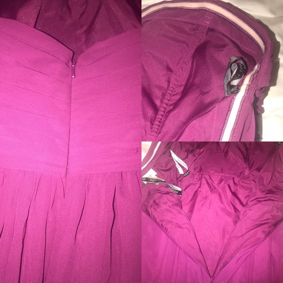 Deep Plum BILL LEVKOFF Gown - Picture 3 of 6